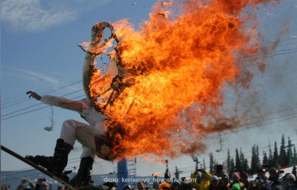«Горящий ангел» на лыжах получил звание лучшего райдера Шерегеша, но оказался в больнице