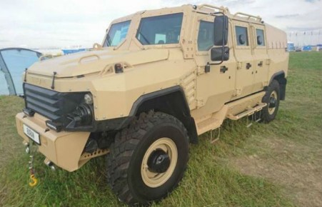 Новейший бронеавтомобиль Buran представили на МАКС-2017