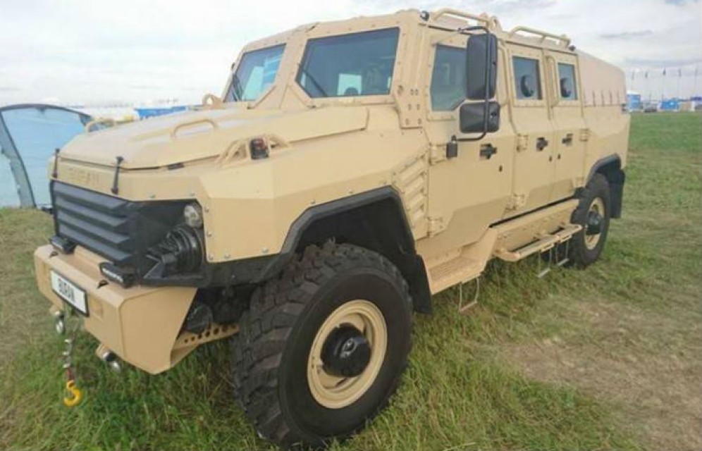 Новейший бронеавтомобиль Buran представили на МАКС-2017