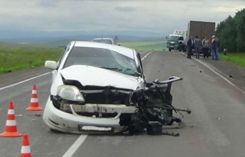 Выезд на встречку на трассе "Енисей" привел к смертельному ДТП