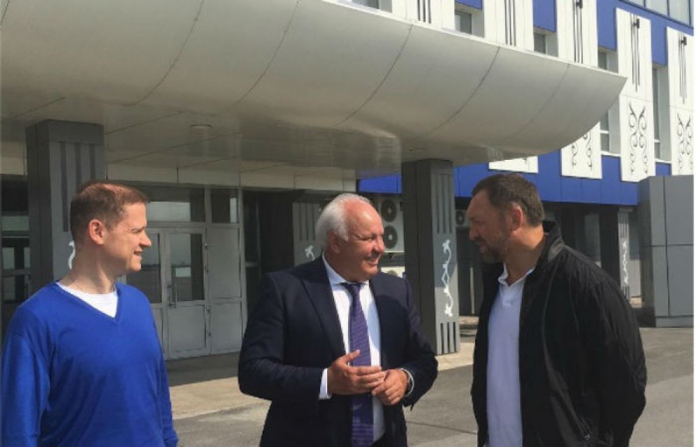 Глава Хакасии встретился с Олегом Дерипаской