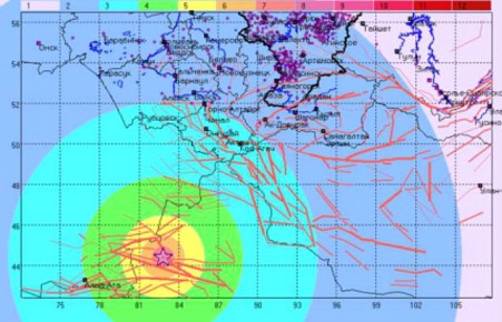 Жители Сибири почувствовали отголоски мощного китайского замлетрясения