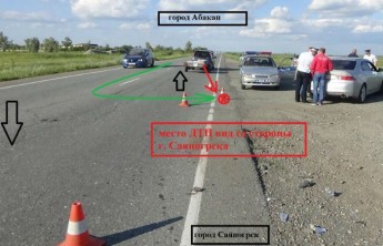 Бесправник устроил ДТП с тремя пострадавшими на трассе Абакан - Саяногорск