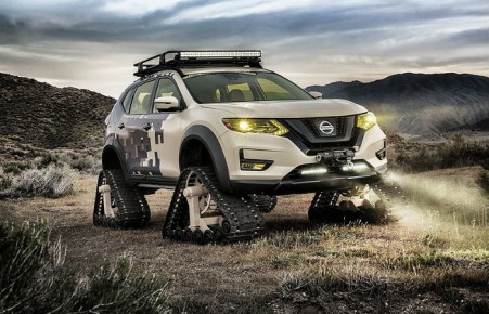 Nissan построил гусеничный внедорожник