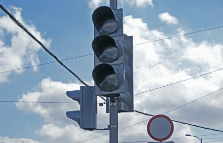 В Абакане на улице Мира образовалась пробка