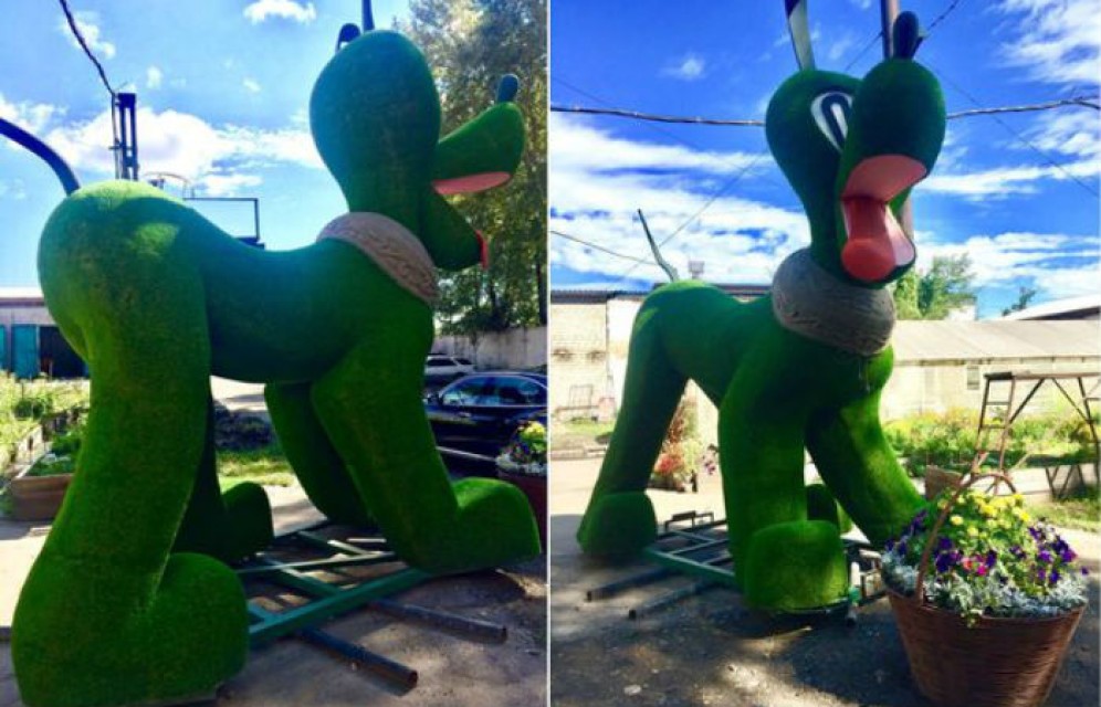 Парк «Орленок» в Абакане украсит 4-метровая собака