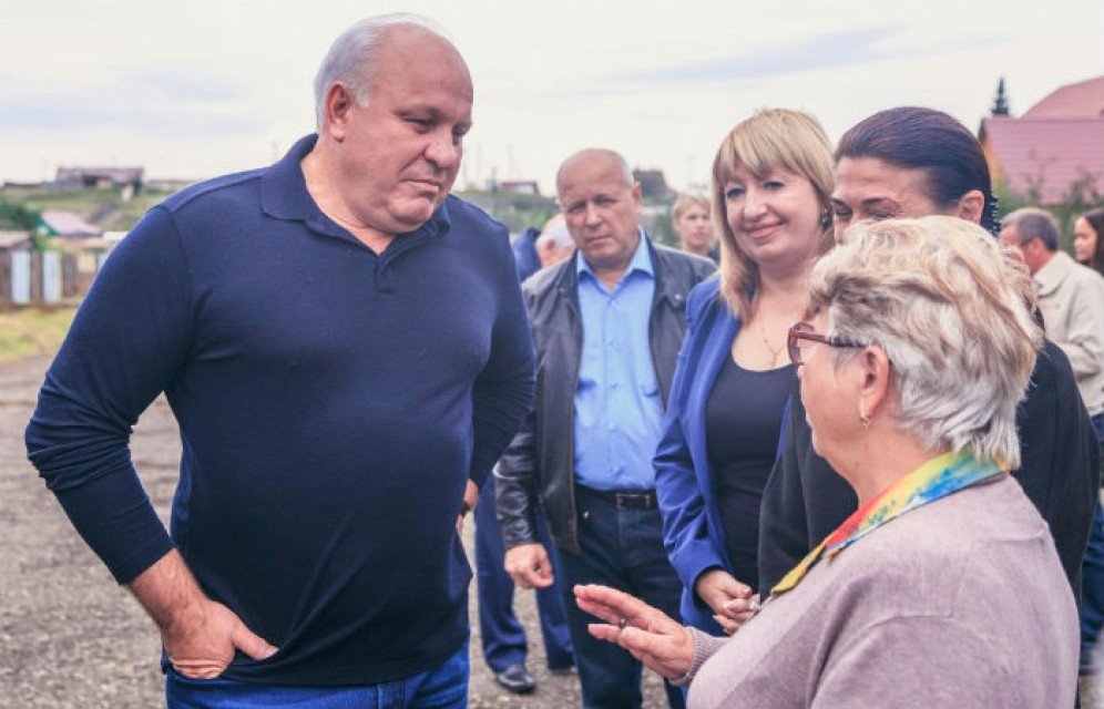 Глава Хакасии побывал с инспекцией в Подсинем