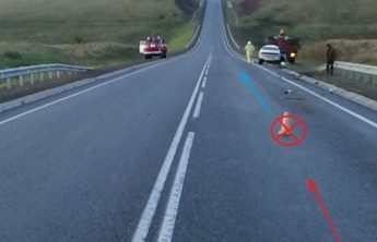 На трассе в Хакасии бесправник спровоцировал смертельное ДТП