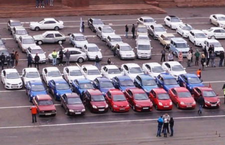 В Хакасии автомобилисты выйдут на флешмоб