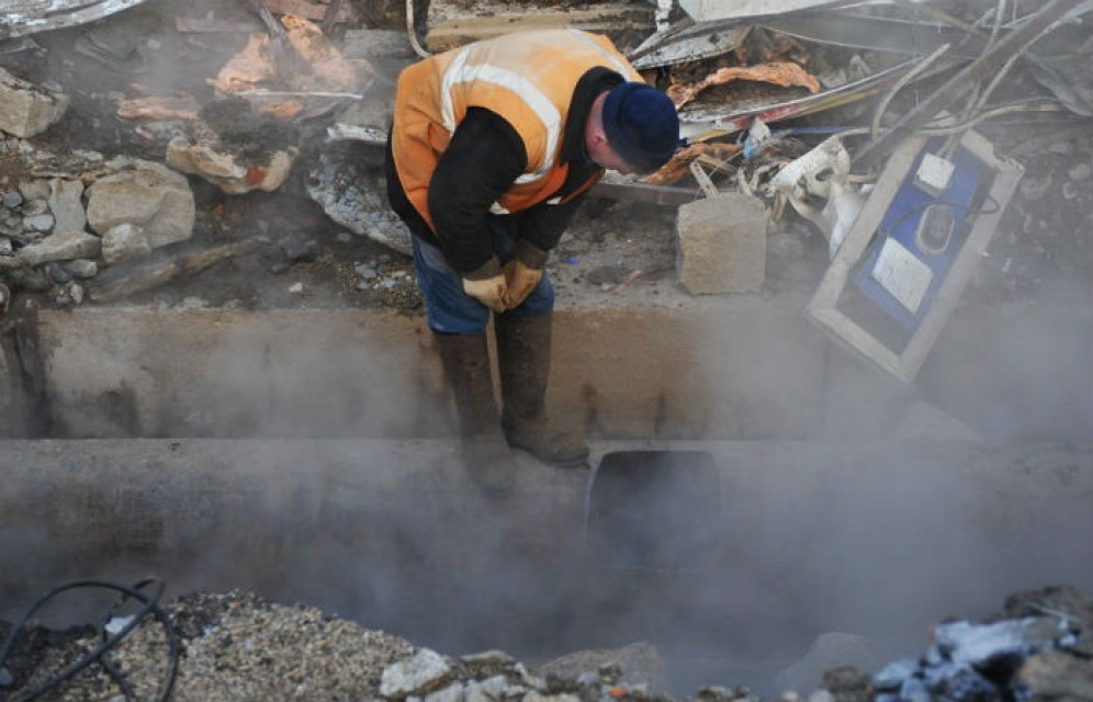 Усть-Абакан остался без тепла из-за аварии на теплотрассе