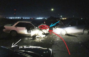 В Абакане пьяный водитель устроил ДТП, в котором пострадали трое детей