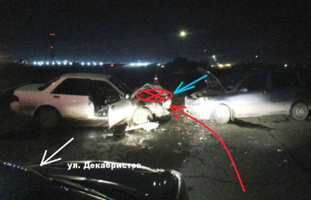 В Абакане пьяный водитель устроил ДТП, в котором пострадали трое детей