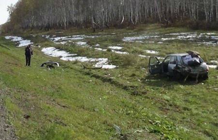 В Хакасии водитель врезался в лошадь