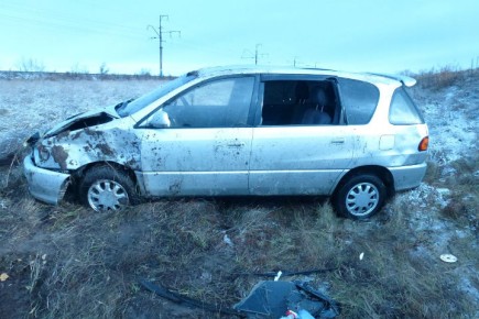 В ДТП на аскизской трассе пострадала пассажирка "Тойоты"