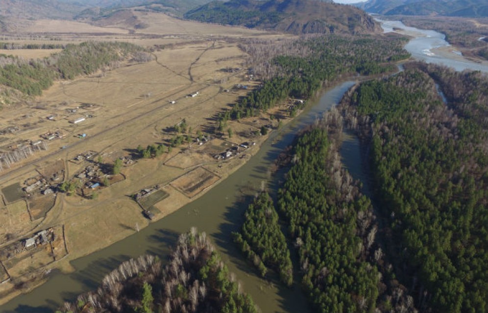 Затор на реке Абакан стал причиной ЧС в Таштыпском районе