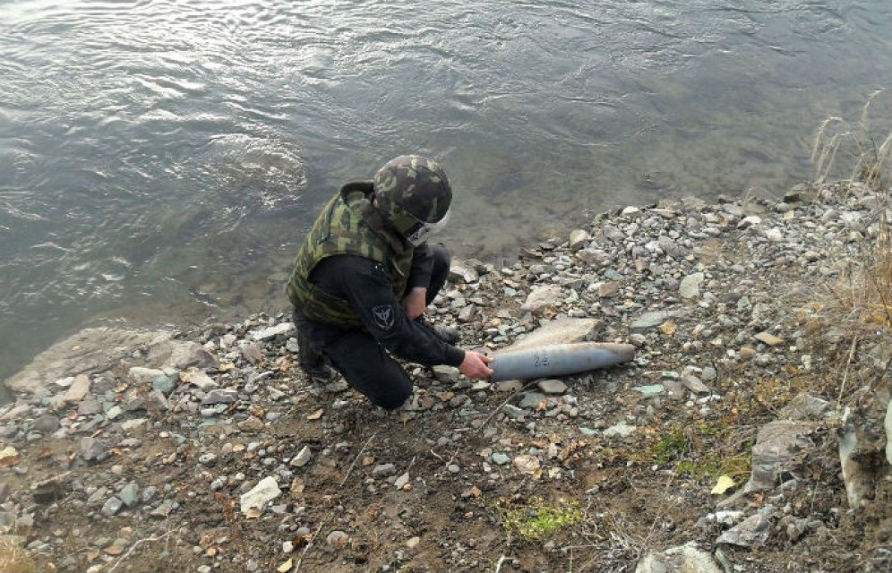 В Хакасии обезвредили артиллерийский снаряд