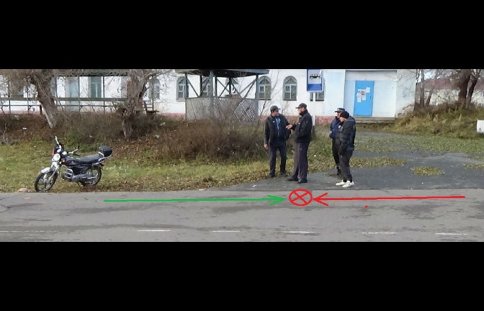 В Шира мотоциклист без прав отправил на больничную койку пешехода