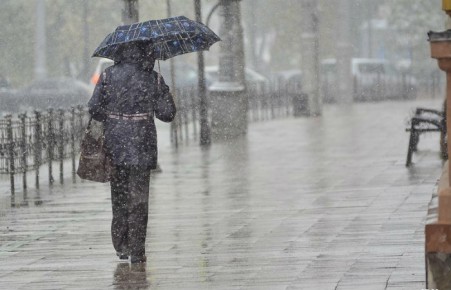 В Хакасию на несколько дней пришли дожди, снег и ветер