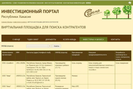 В Хакасии заработала виртуальная площадка для поиска партнеров по бизнесу