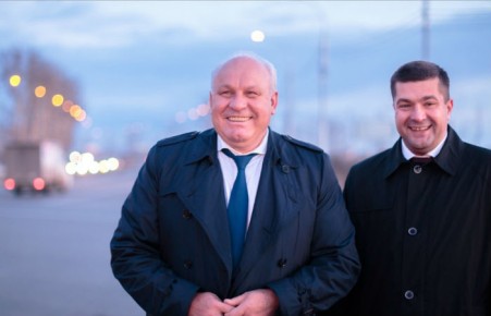 В Хакасии зажглись огни на федеральной трассе М-54