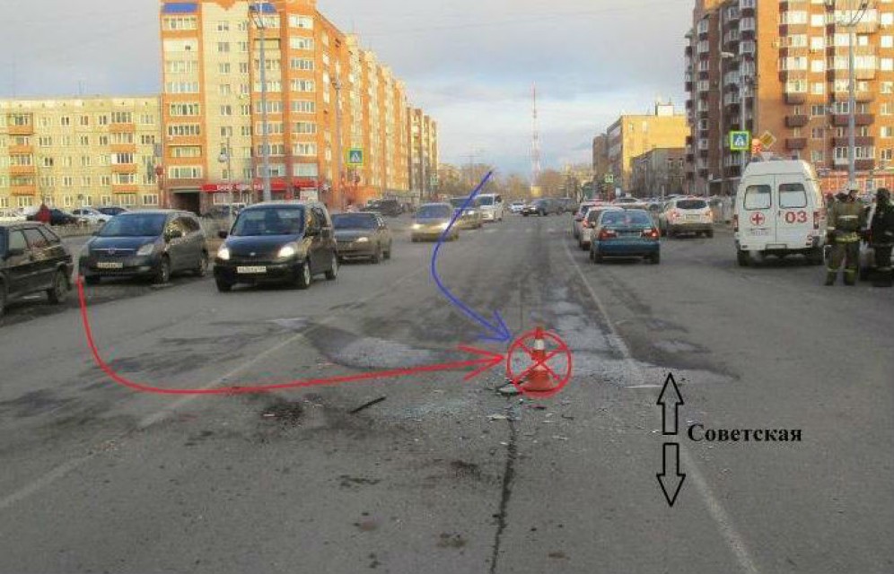 В Абакане в ДТП с пьяным водителем пострадала женщина