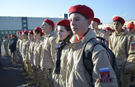 В Хакасии начались сборы юнармейцев