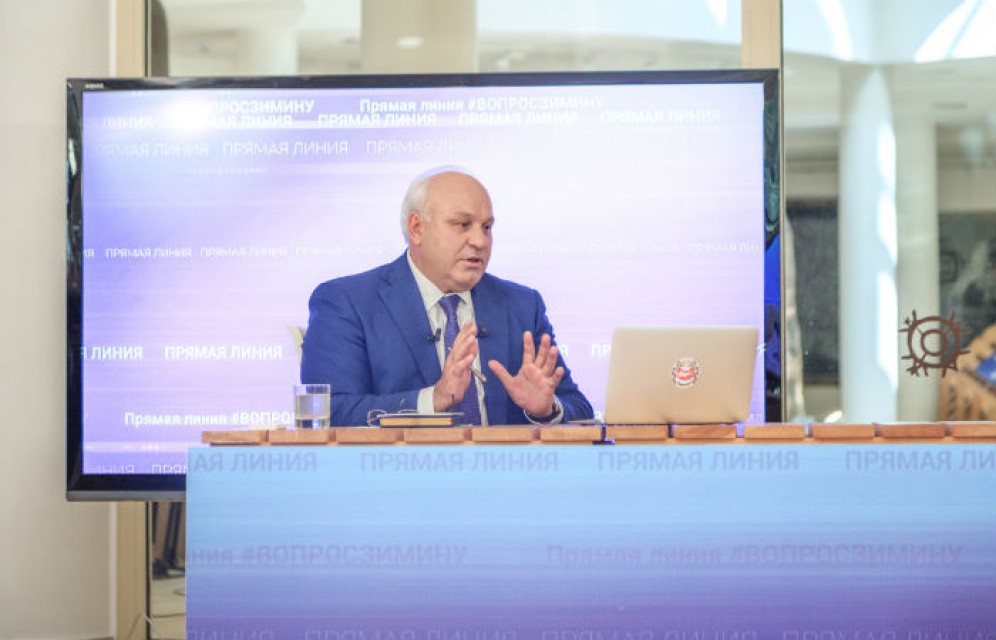 На прямую линию с главой Хакасии поступило более 500 вопросов