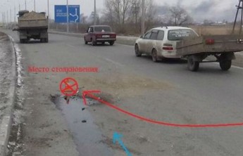 В Хакасии дерзкий ВАЗ на трассе догнал КАМАЗ