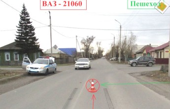 В Абакане водитель сбил ребенка, переходившего дорогу в неположенном месте