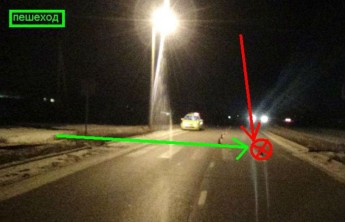 В Черногорске водитель не увидел пешехода на «зебре»