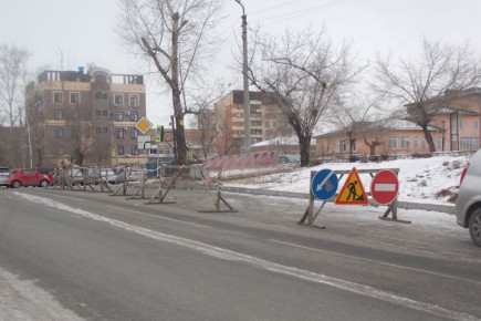 Улицу Чкалова в Абакане закроют на неделю из-за ремонта теплотрассы