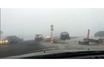 Недалеко от Пригорска произошло лобовое ДТП с участием трех автомобилей