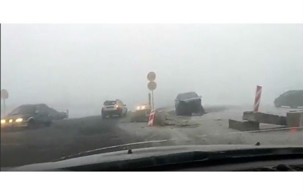 Недалеко от Пригорска произошло лобовое ДТП с участием трех автомобилей