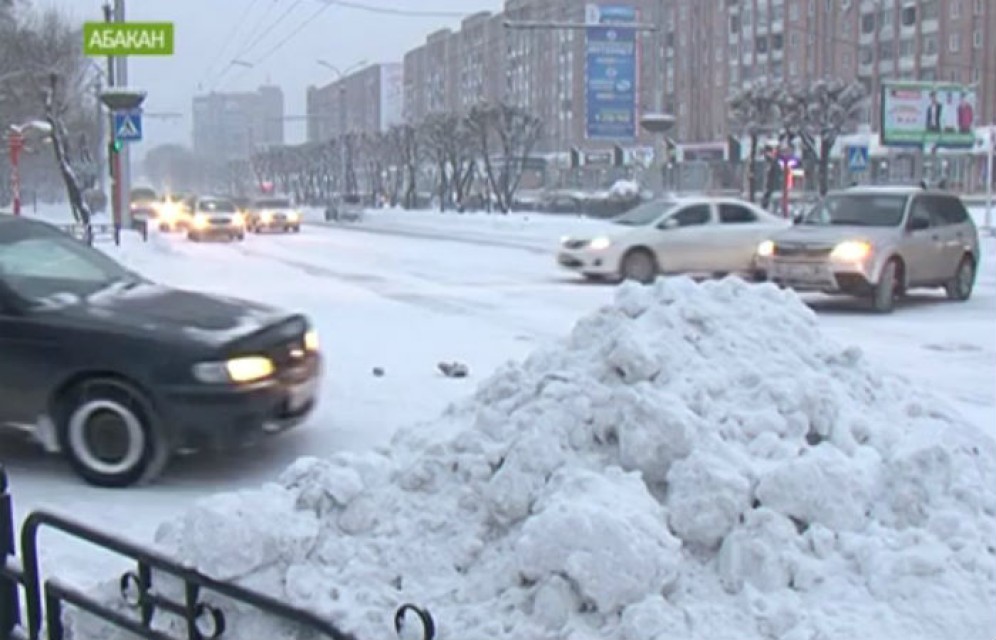 В Абакане за ночь выпала почти месячная норма осадков