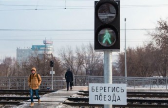 В Хакасии построен первый наземный пешеходный переход через железную дорогу