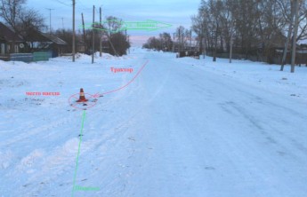 В Бейском районе на женщину наехал трактор