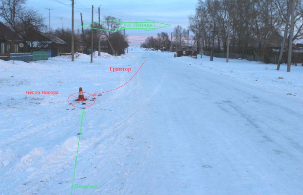 В Бейском районе на женщину наехал трактор