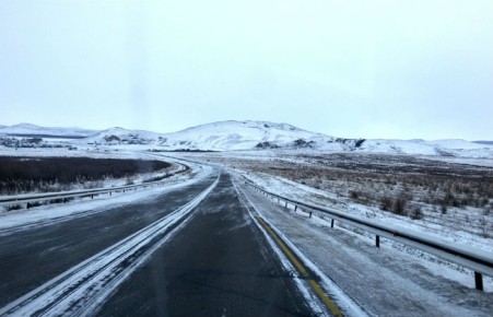 На нескольких трассах в Хакасии ограничено движение 