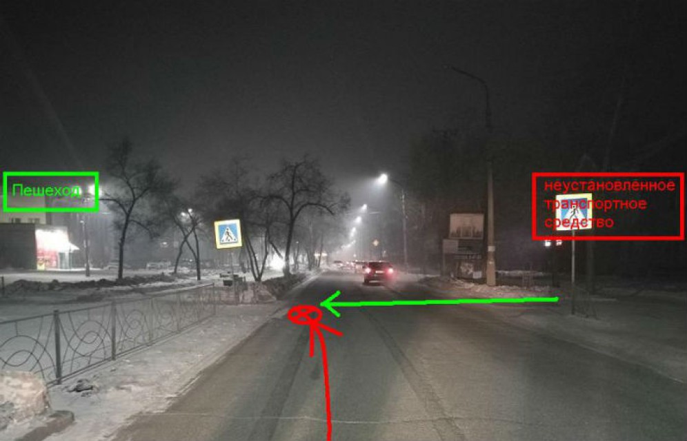 В Черногорске водитель сбил пенсионерку на "зебре" и отвез ее домой