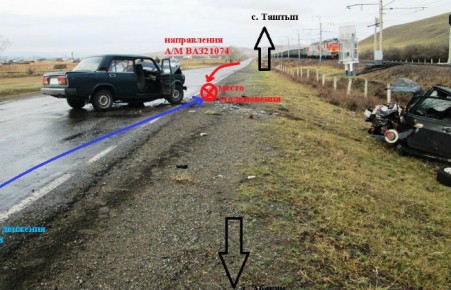 Четыре человека пострадали в ДТП на аскизской трассе