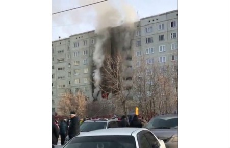 В омской многоэтажке взорвался газовый баллон
