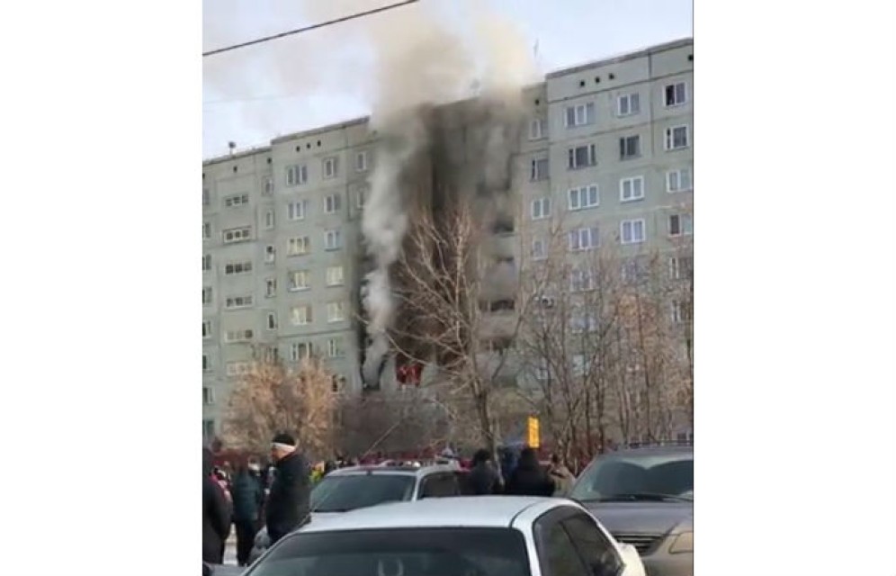 В омской многоэтажке взорвался газовый баллон