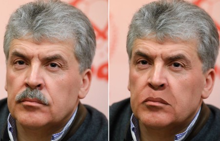 Дудь придумал способ сбрить Грудинину усы