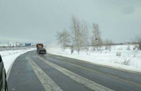 В Хакасии все дороги открыты для транспорта