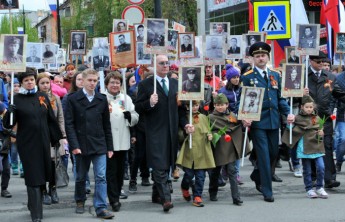 По улицам Абакана в шестой раз пройдет "Бессмертный полк"