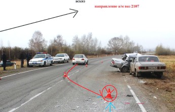 Лобовое ДТП в Аскизском районе: трое пострадавших