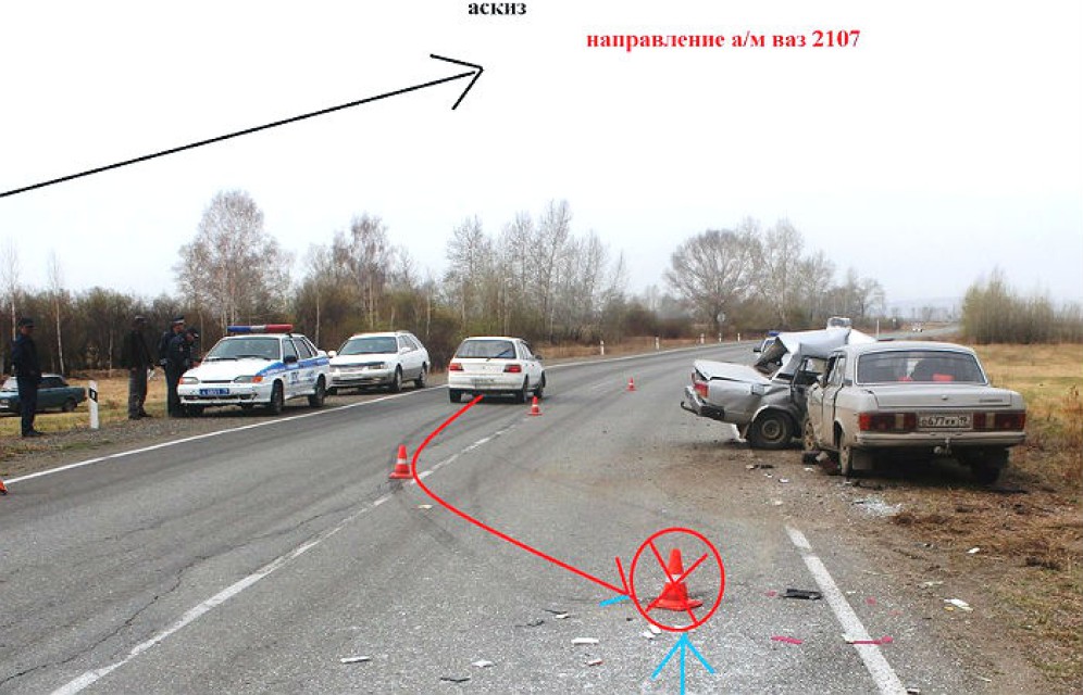 Лобовое ДТП в Аскизском районе: трое пострадавших