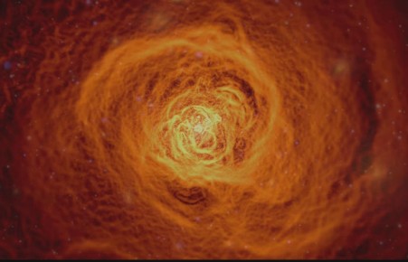 NASA опубликовало видео космического цунами возрастом в миллиарды лет