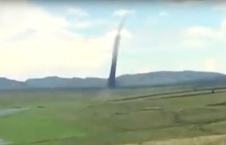 Над озером Белё пронёсся торнадо