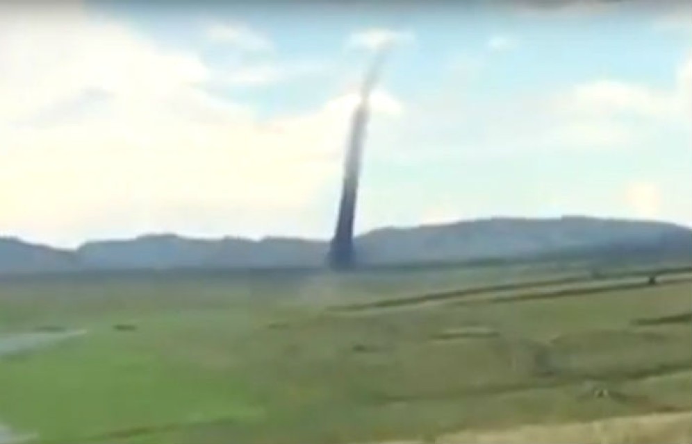 Над озером Белё пронёсся торнадо